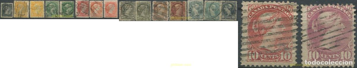 Timbres: 684193 USED CANADA 1870 REINA VICTORIA