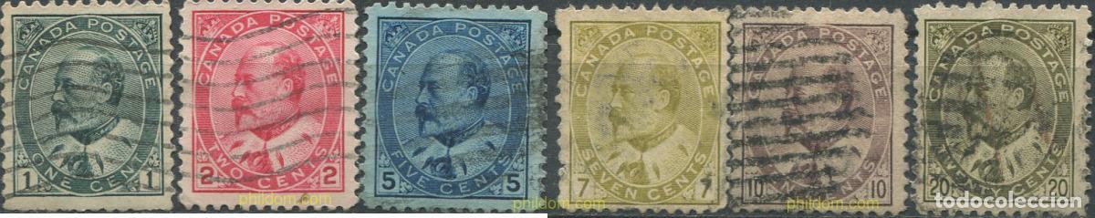 Timbres: 684234 USED CANADA 1903 REY EDUARDO VII