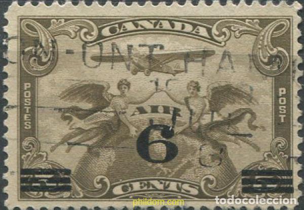 Sellos: 684362 USED CANADA 1932 ALEGORIA - Foto 1