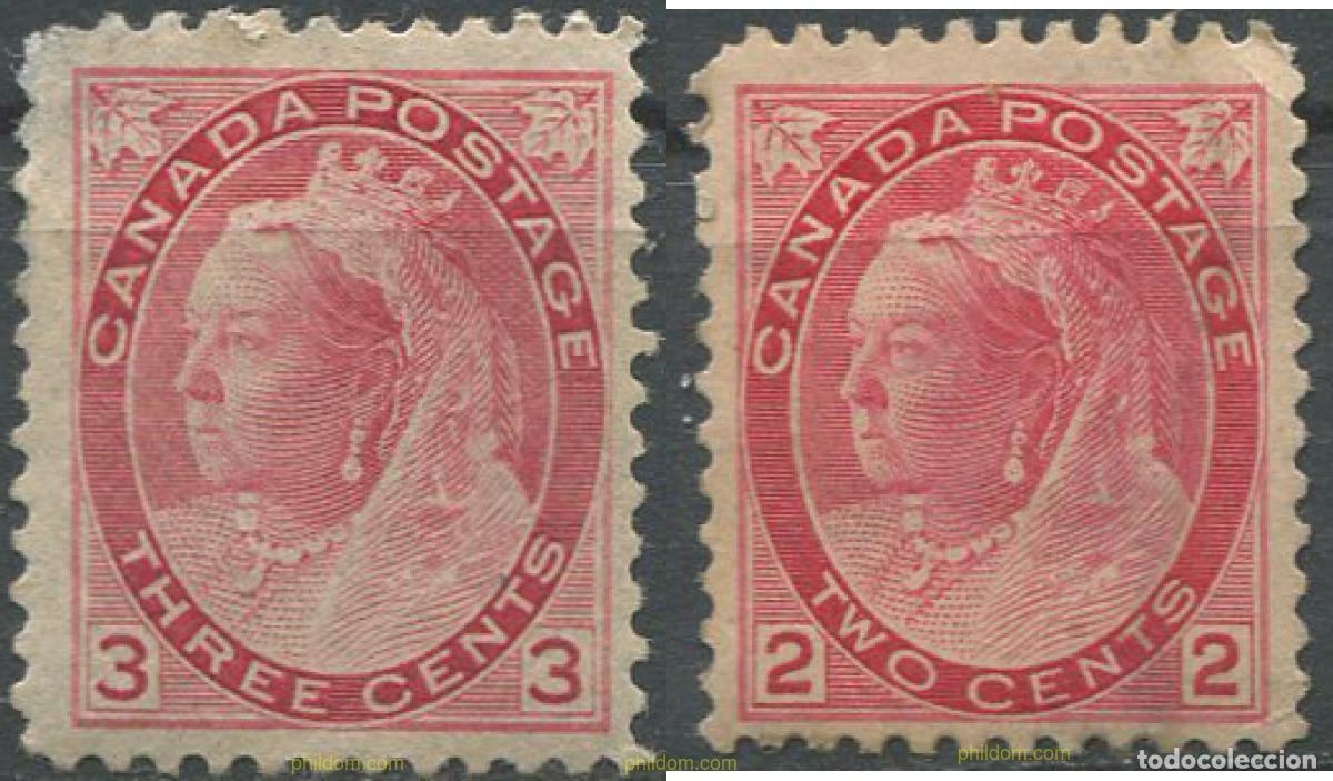 Sellos: 684218 HINGED CANADA 1898 REINA VICTORIA