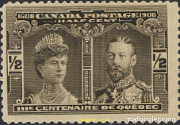 Sellos: 251789 MNH CANADA 1908 3 CENTENARIO DE LA FUNDACION DE QUEBEC