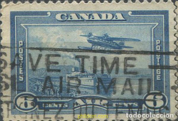 Timbres: 684365 USED CANADA 1938 VISTAS Y AVION