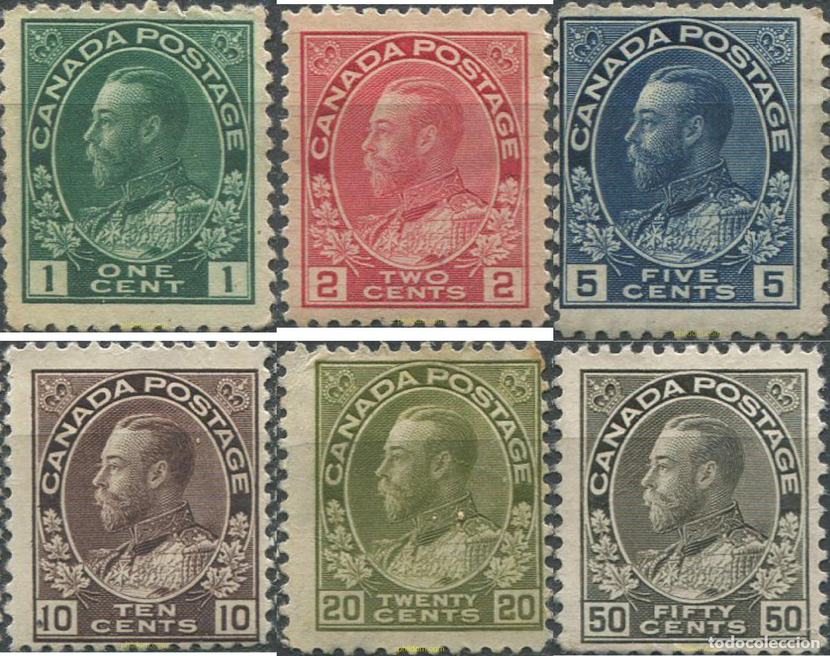 Sellos: 684307 HINGED CANADA 1911 REY GEORGE V - Foto 1