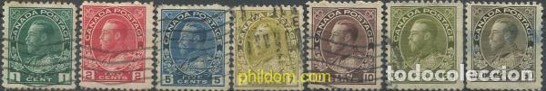 Timbres: 684308 USED CANADA 1911 REY GEORGE V