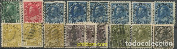 Timbres: 684310 USED CANADA 1911 REY GEORGE V