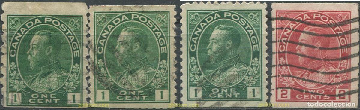 Stamps: 684312 USED CANADA 1911 REY GEORGE V