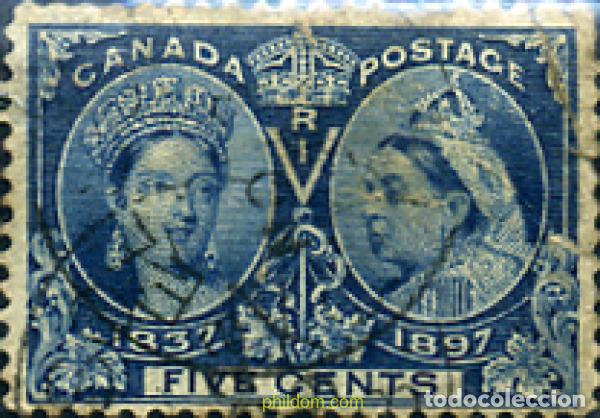 Stamps: 286665 USED CANADA 1897 REINA VICTORIA