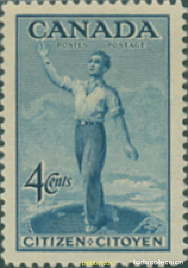 Stamps: 129637 MNH CANADA 1947 PROCLAMACION DE LA CIUDADANIA CANADIENSE Y 80 ANIVERSARIO DE LA CONFEDERACIO