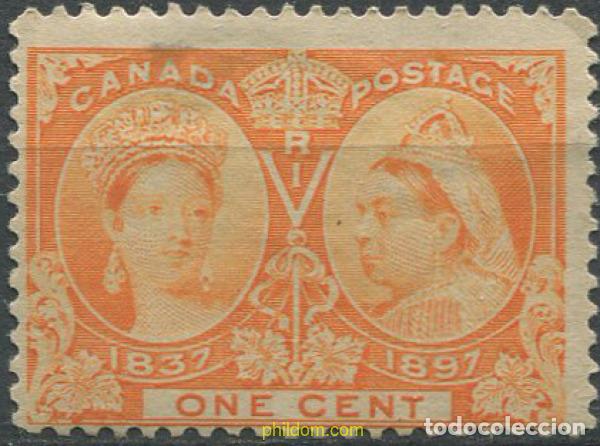 Selos: 684211 HINGED CANADA 1897 REINA VICTORIA