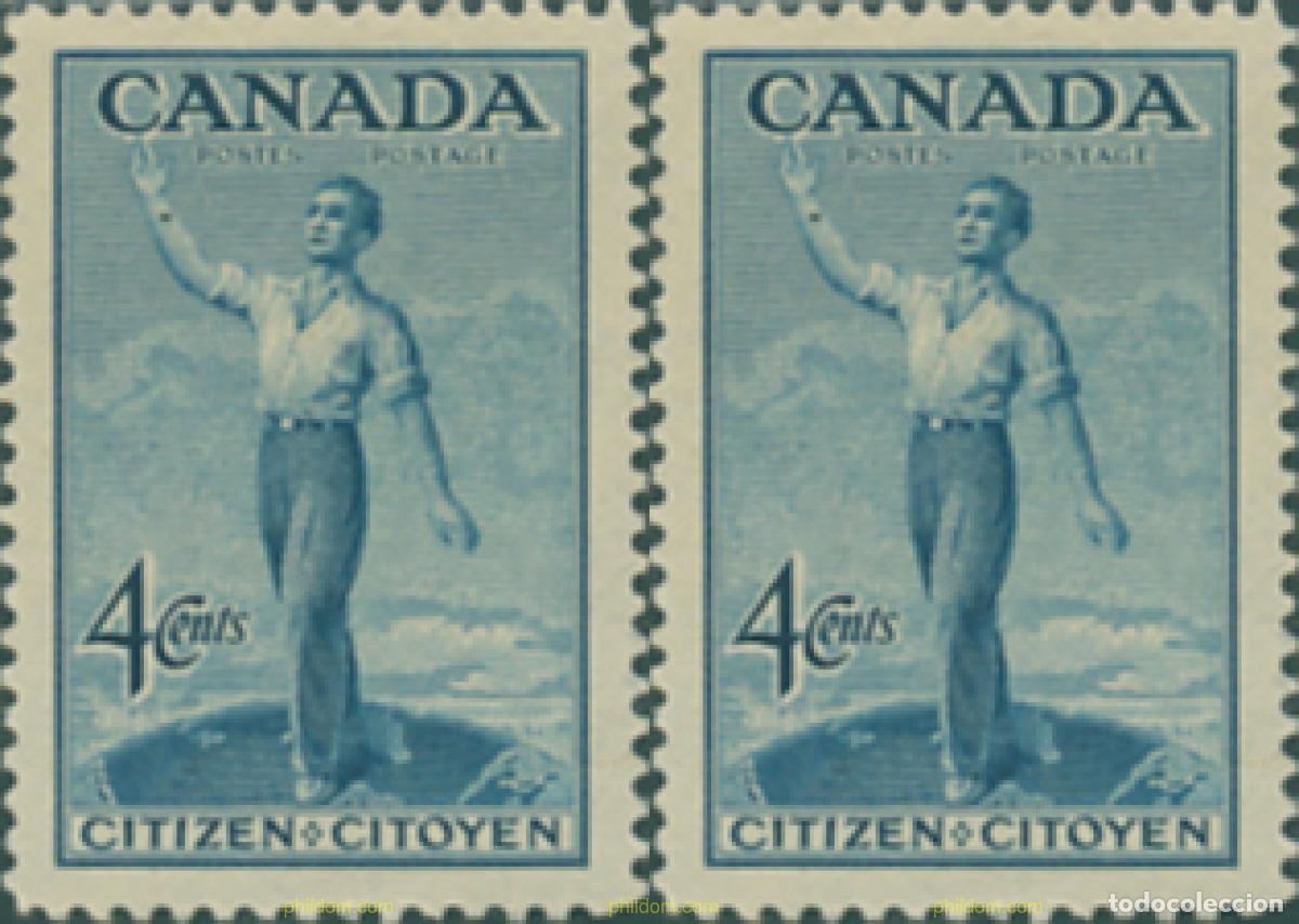 Selos: 299396 MNH CANADA 1947 PROCLAMACION DE LA CIUDADANIA CANADIENSE Y 80 ANIVERSARIO DE LA CONFEDERACIO