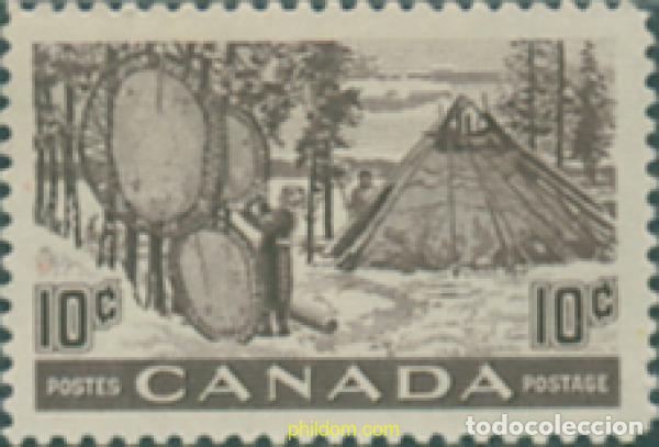 Selos: 686880 HINGED CANADA 1950 INDUSTRIAS NACIONALES