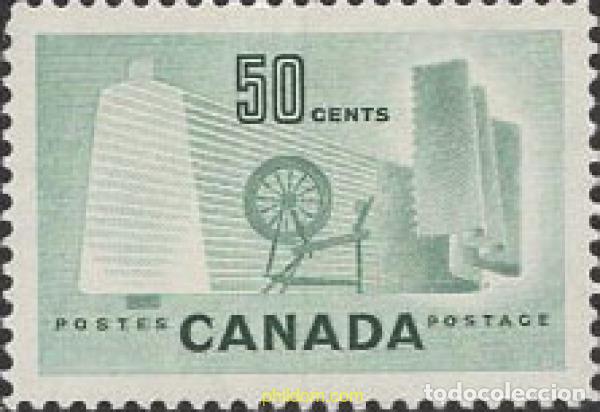 Selos: 129706 MNH CANADA 1953 INDUSTRIA TEXTIL
