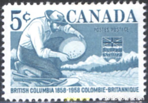 Selos: 129750 MNH CANADA 1958 CENTENARIO DE LA COLONIA BRITANICA