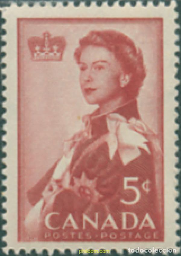 Selos: 129766 MNH CANADA 1959 VISITA REAL