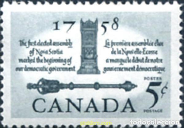 Selos: 249079 HINGED CANADA 1958 BICENTENARIO DE LA 1&ordf; ASAMBLEA DE LA NUEVA ESCOCIA