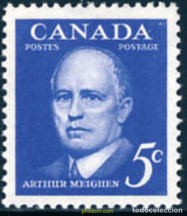 Sellos: 129784 MNH CANADA 1961 HOMENAJE A ARTHUR MEIGHEN, HOMBRE DE ESTADO