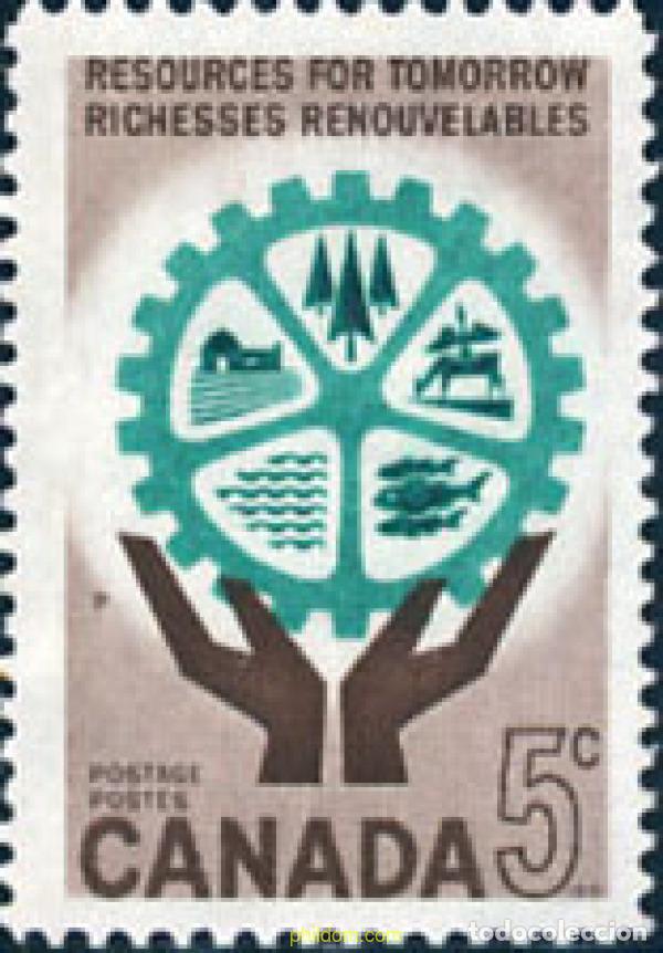 Sellos: 129789 MNH CANADA 1961 ENERGIAS RENOVABLES