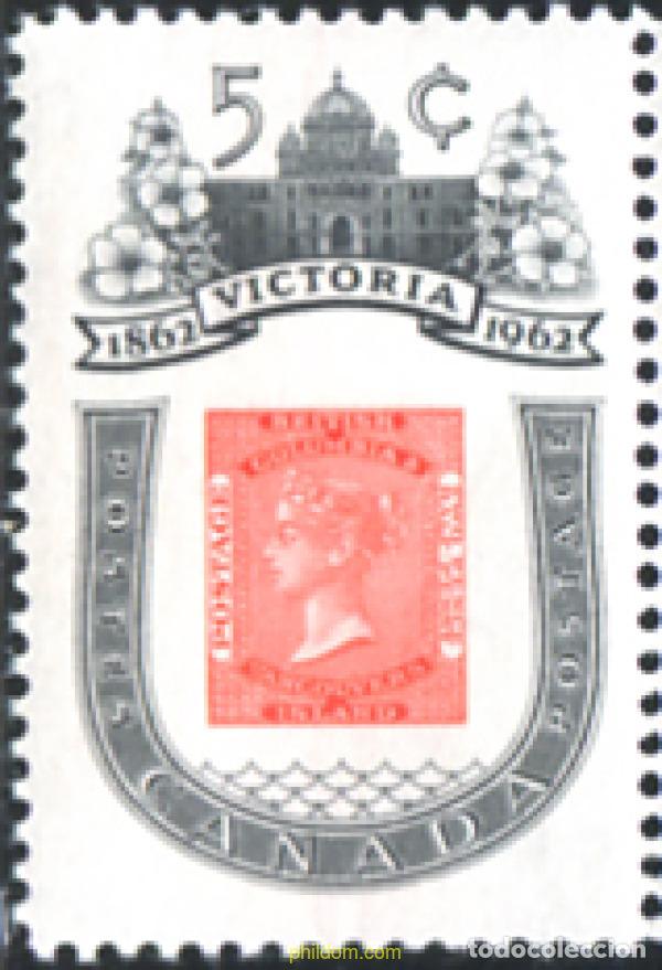 Sellos: 250413 HINGED CANADA 1962 CENTENARIO DE LA VILLA DE VICTORIA - Foto 1