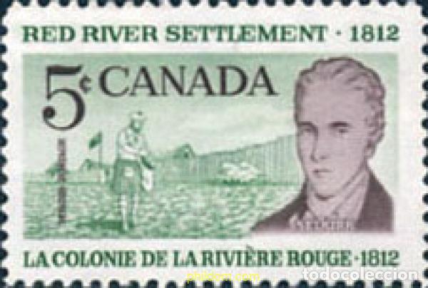 Sellos: 129802 MNH CANADA 1962 150 ANIVERSARIO DE LA COLONIA DE LA RIVIERE ROUGE