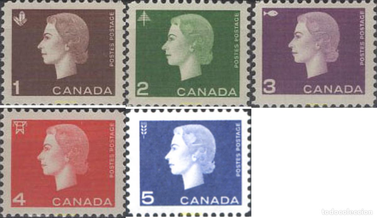 Sellos: 147510 MNH CANADA 1962 REINA ISABEL II Y SIMBOLOS DE LAS ACTIVIDADES NACIONALES