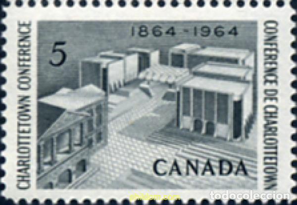 Sellos: 129860 MNH CANADA 1964 CENTENARIO DE LA CONFERENCIA DE CHARLOTTETOWN