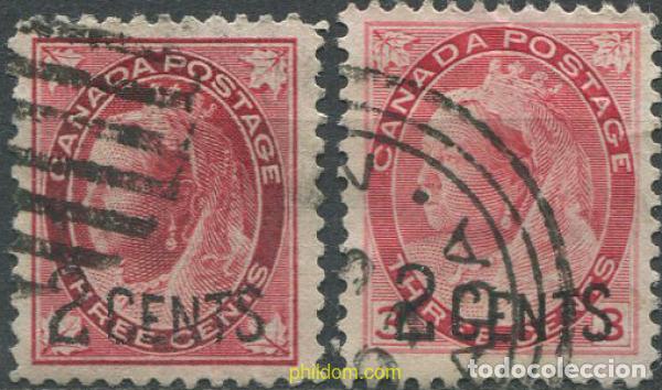 Sellos: 684230 USED CANADA 1899 REINA VICTORIA