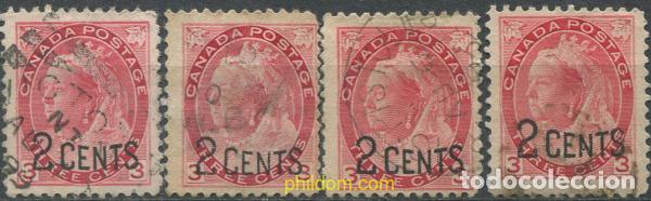 Sellos: 684232 USED CANADA 1899 REINA VICTORIA