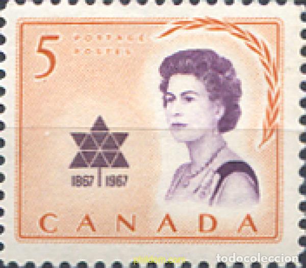 Sellos: 129951 MNH CANADA 1967 VISITA REAL