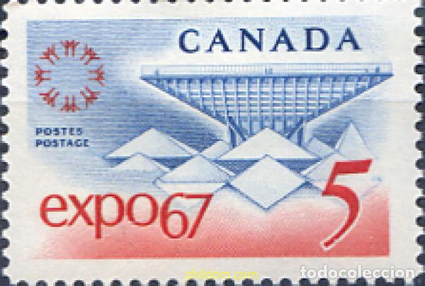 Sellos: 129948 MNH CANADA 1967 EXPOSICION INTERNACIONAL DE MONTREAL