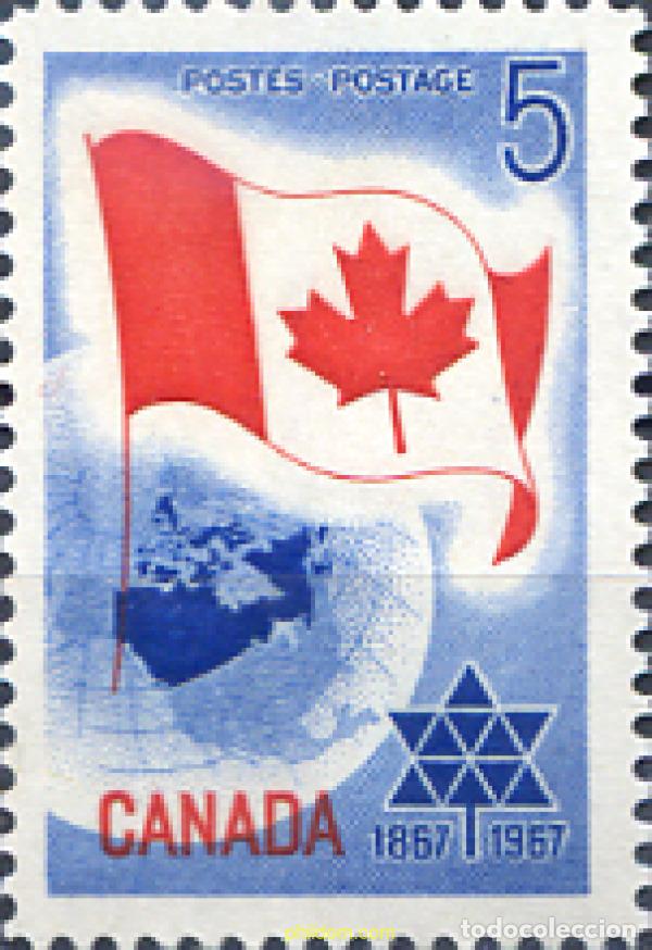 Sellos: 205502 MNH CANADA 1967 CENTENARIO DE LA CONFEDERACION