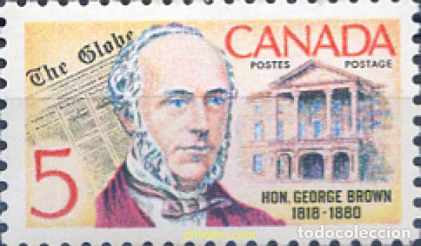 Sellos: 129967 MNH CANADA 1968 50 ANIVERSARIO DEL NACIMIENTO DE GEORGE BROWN
