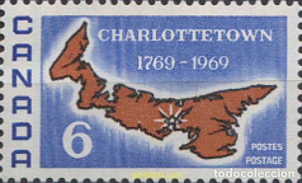 Sellos: 129986 MNH CANADA 1969 BICENTENARIO DE LA VILLA DE CHARLOTTETOWN, CAPITAL DE LA ISLA DE PRINCIPE ED