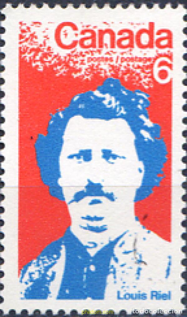 Sellos: 129998 MNH CANADA 1970 LOUIS REIL, JEFE DE LOS MESTIZOS