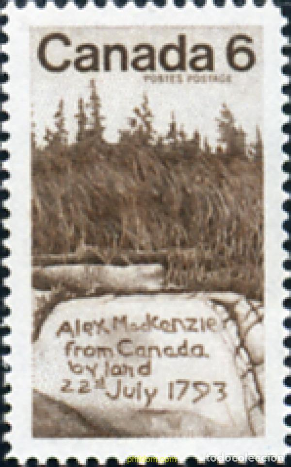 Sellos: 129999 MNH CANADA 1970 150 ANIVERSARIO DE LA MUERTE DE SIR ALEXANDER MACKENZIE, EXPLORADOR