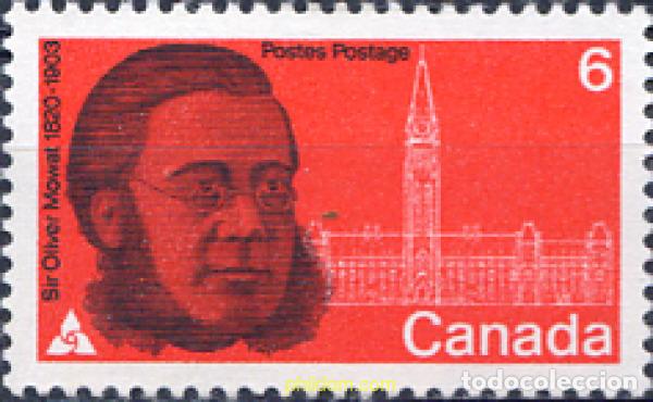 Francobolli: 130000 MNH CANADA 1970 150 ANIVERSARIO DEL NACIMIENTO DE SIR OLIVER MOWAT, HOMBRE DE ESTADO