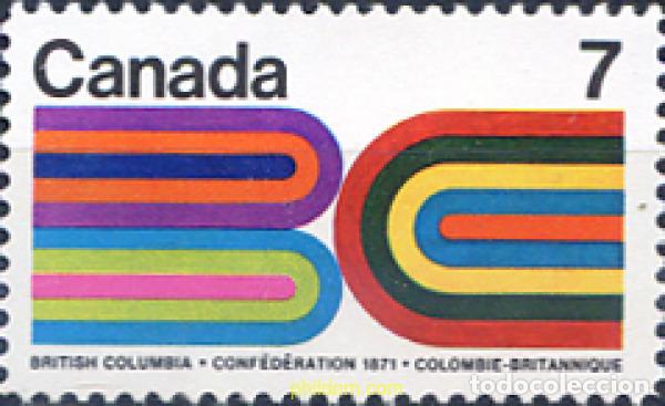 Francobolli: 130010 MNH CANADA 1971 100 ANIVERSARIO DE LA ENTRADA DE LA COLONIA BRITANICA EN LA CONFEDERACION CA