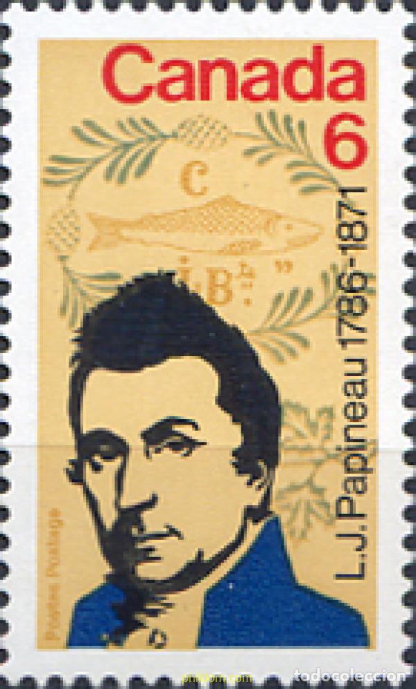 Stamps: 130006 MNH CANADA 1971 100 ANIVERSARIO DE LA MUERTE DEL POLITICO LOUIS-JOSEPH PAPINEAU