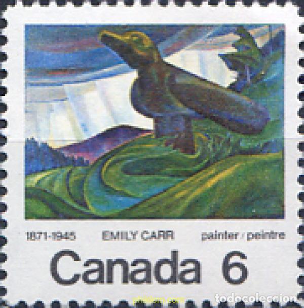 Stamps: 205505 MNH CANADA 1971 100 ANIVERSARIO DEL NACIMIENTO DE LA ARTISTA PINTORA EMILY CARR