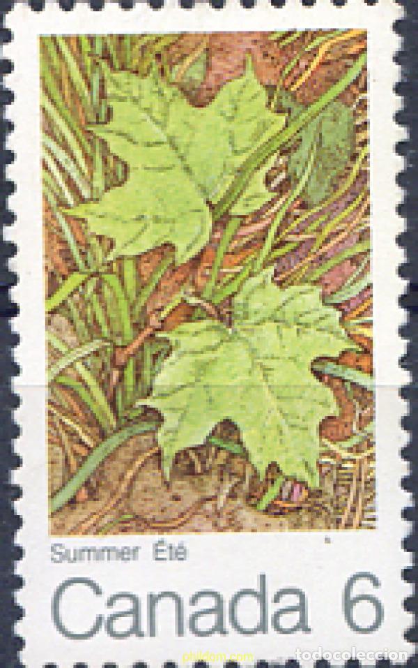 Stamps: 130009 MNH CANADA 1971 EL ARCE EN LAS DIFERENTES EPOCAS DEL A&Ntilde;O