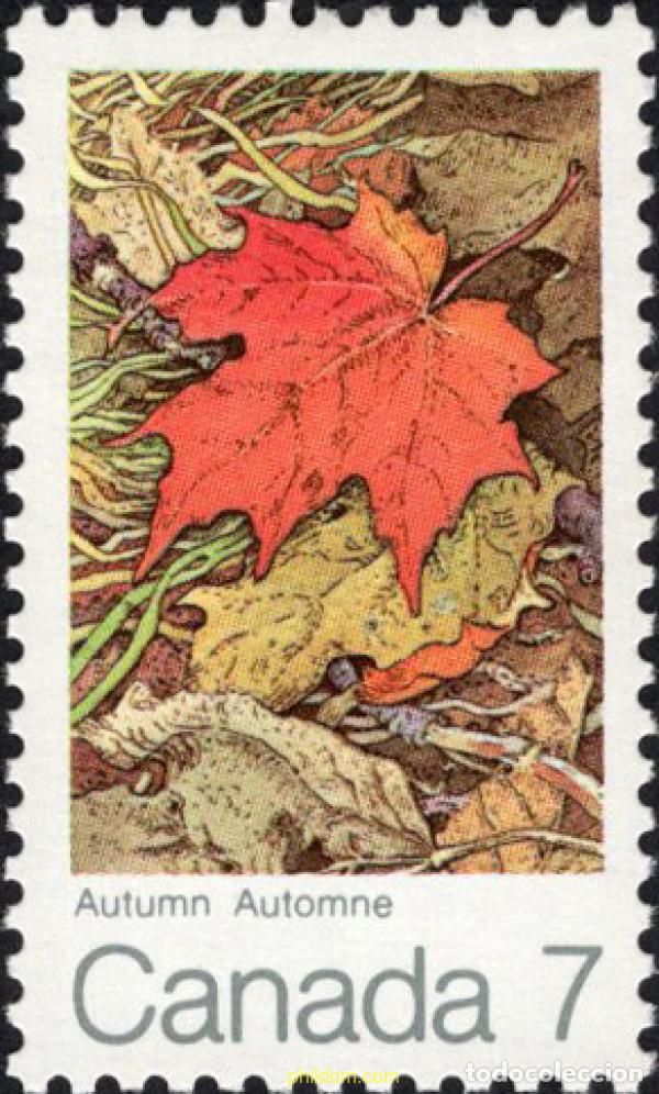 Stamps: 130012 MNH CANADA 1971 EL ARCE EN LAS DIFERENTES EPOCAS DEL A&Ntilde;O