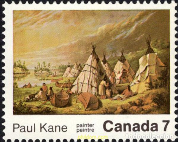 Stamps: 130011 MNH CANADA 1971 CENTENARIO DE LA MUERTE DE PAUL KANE