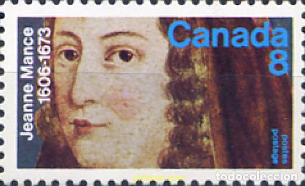 Sellos: 130028 MNH CANADA 1973 300 ANIVERSARIO DE LA MUERTE DE JEANNE MANCE