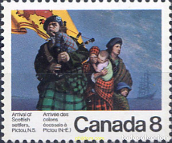 Sellos: 130035 MNH CANADA 1973 BICENTENARIO DE LA LLEGADA DE LOS COLONOS ESCOCESES, EN PICTOU (NUEVA-ESCOCI