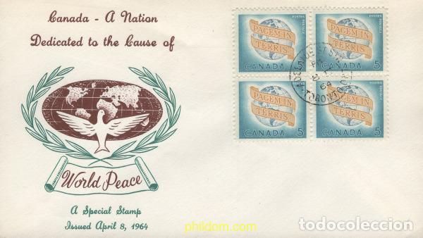 Sellos: 442289 MNH CANADA 1964 PAZ ENTRE LOS HOMBRES Y LAS NACIONES