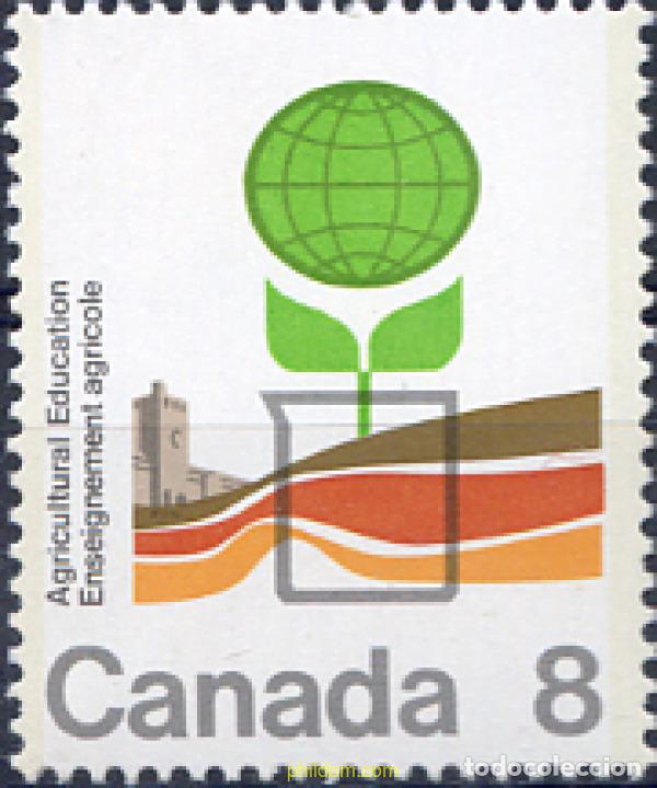 Sellos: 130043 MNH CANADA 1974 CENTENARIO DE LA ESCUELA DE AGRICULTURA DE ONTARIO