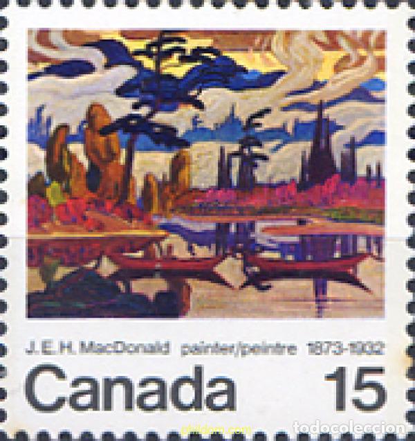 Sellos: 130030 MNH CANADA 1973 CENTENARIO DEL NACIMIENTO DE J.E.H. MACDONALD