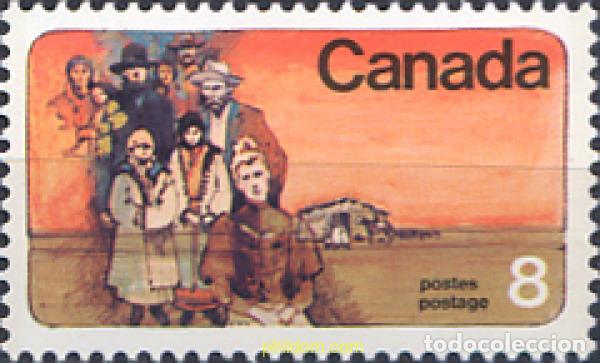 Sellos: 130045 MNH CANADA 1974 CENTENARIO DE LA LLEGADA LOS COLONOS MINORITARIOS A MANITOBA