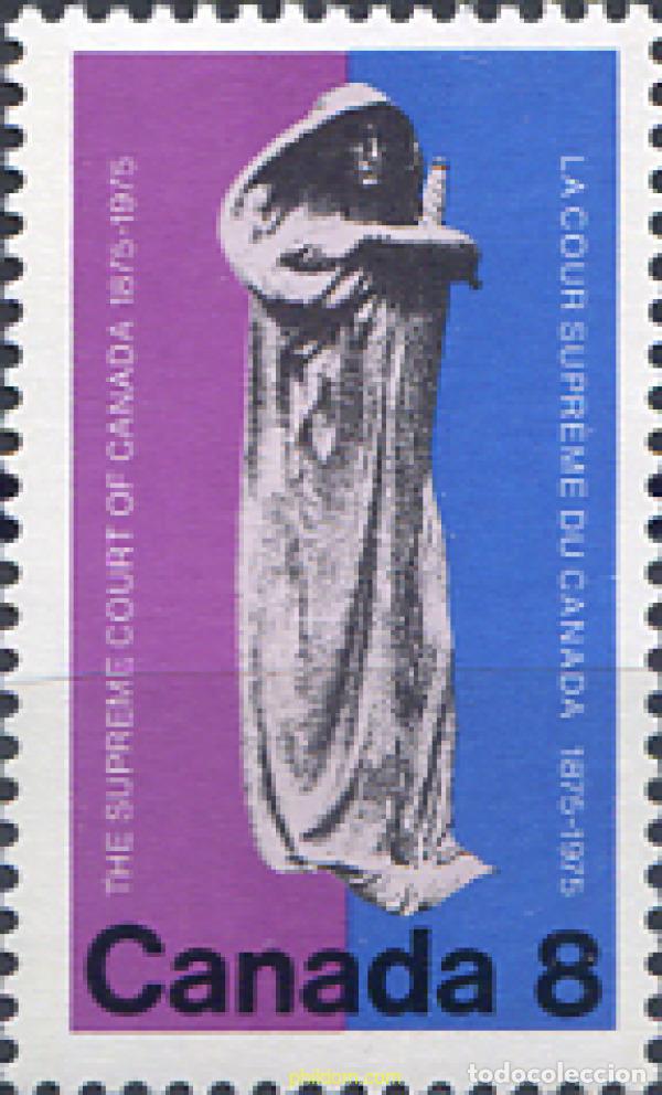 Sellos: 130052 MNH CANADA 1975 CENTENARIO DE LA CORTE SUPREMA DE CANADA