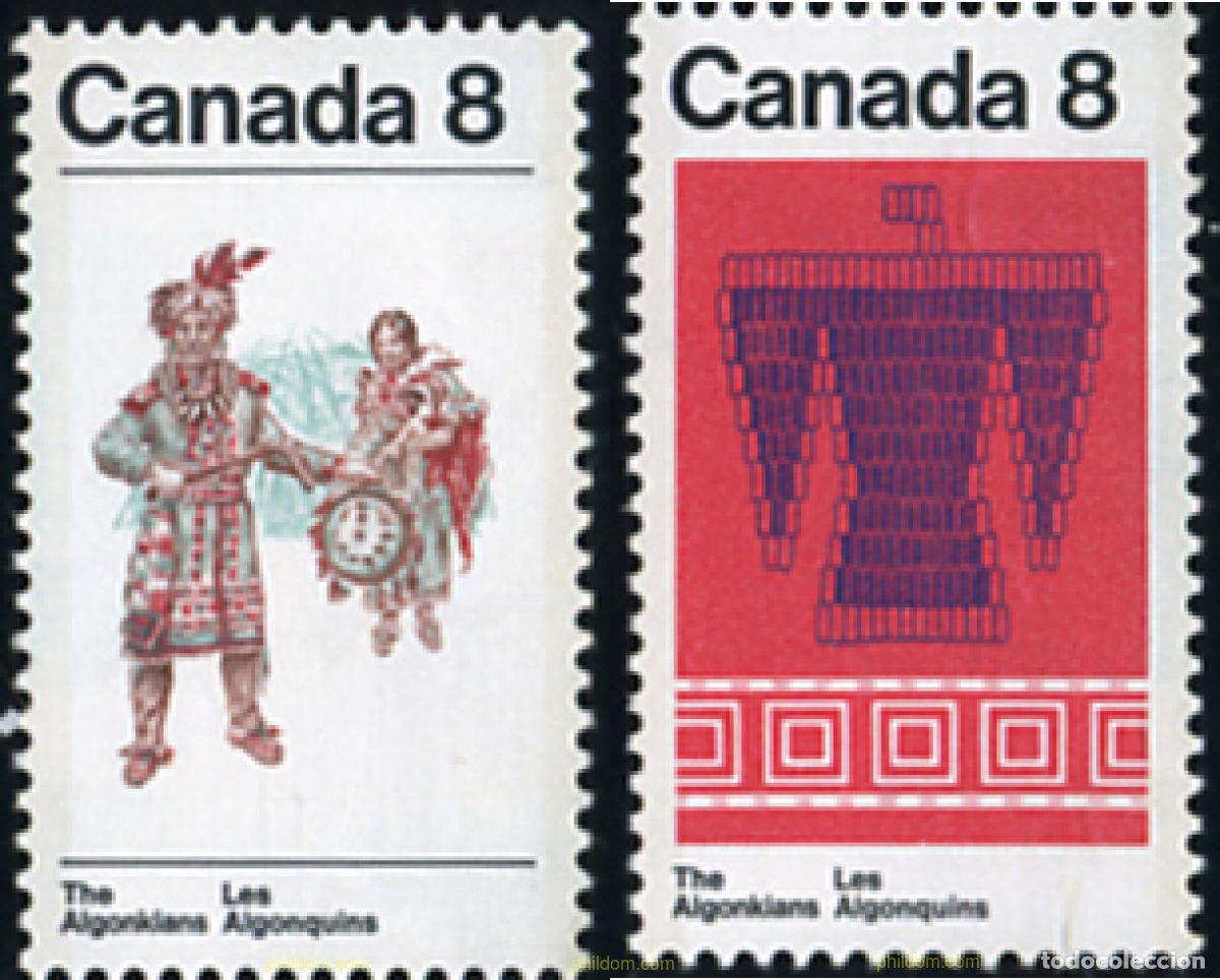 Sellos: 205512 MNH CANADA 1973 INDIOS ALGONQUINS - Foto 1
