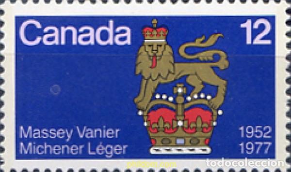 Timbres: 130065 MNH CANADA 1977 25 ANIVERSARIO DE LA NOMINACION DEL PRIMER GOBIERNO GENERAL DEL CANADA